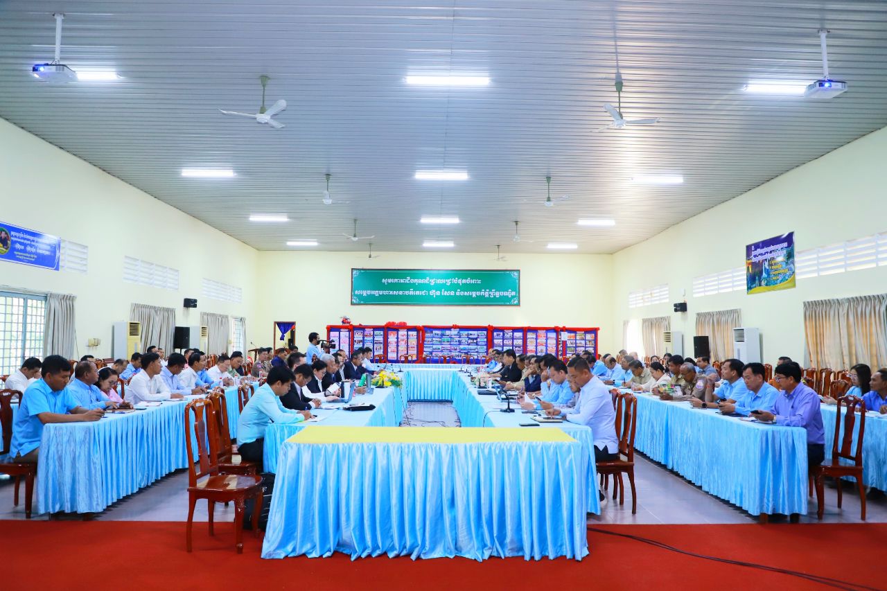 ក្រសួងបរិស្ថានចុះពិនិត្យ វាយតម្លៃ និងតាមដានវឌ្ឍនភាពនៃការអនុវត្តមុខងារលើ វិស័យបរិស្ថាន ដែលបានផ្ទេរជូនរដ្ឋបាលថ្នាក់ក្រោមជាតិ ក្នុងខេត្តកណ្តាល