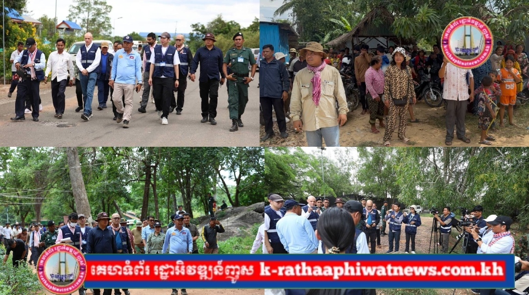 ប្រជាពលរដ្ឋនៅច្រកទ្វារបឹងត្រកួននាំគ្នារង់ចាំរារាំងយោធាថៃបំណងរាយបន្លាលួសរំលោភលើ ទឹកដីកម្ពុជា