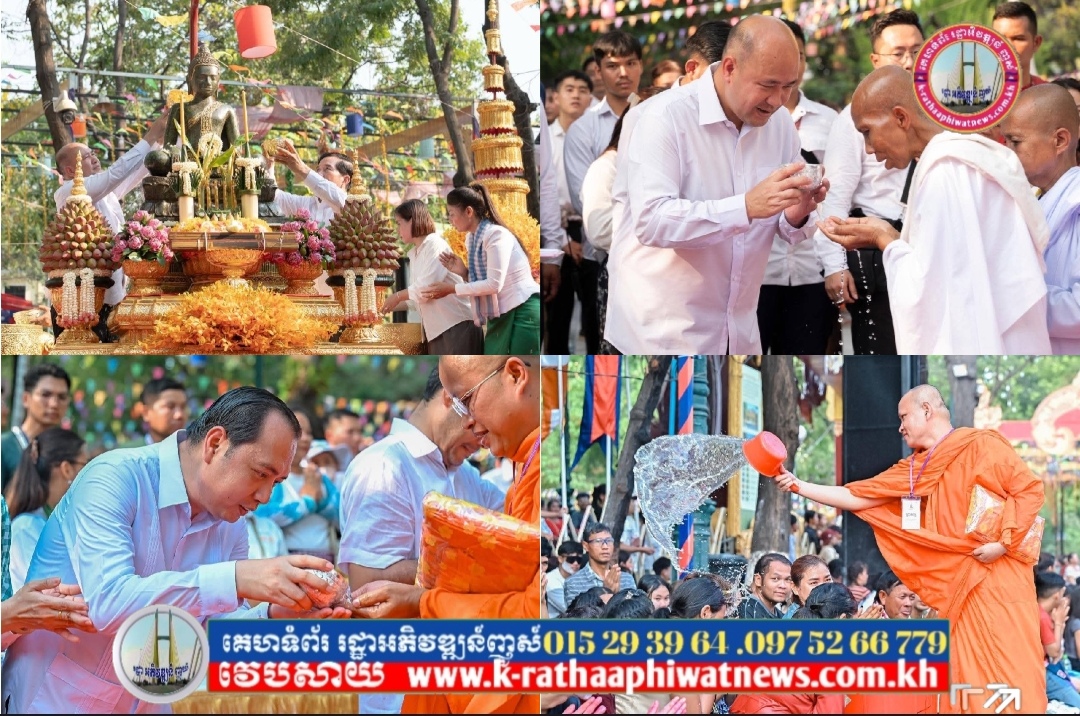 ដង្ហែព្រះពុទ្ធប្បដិមាចេញពីវត្តឧណ្ណា លោម គង់លើបុសប្បុកហែឆ្ពោះមកកាន់រមណីដ្ឋានវប្បធម៌ប្រវត្តិសាស្ត្រវត្តភ្នំជាទីប្រារព្វពិធីស្រង់ព្រះ