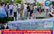 អភិបាលខេត្តបាត់ដំបង ចុះពិនិត្យទីតាំងផ្លូវ ក្នុងក្រុងបាត់ដំបងចំនួ ន២១ខ្សែ ដើម្បីត្រៀមដេញថ្លៃក្នុងពេលឆាប់ៗខាងមុខ