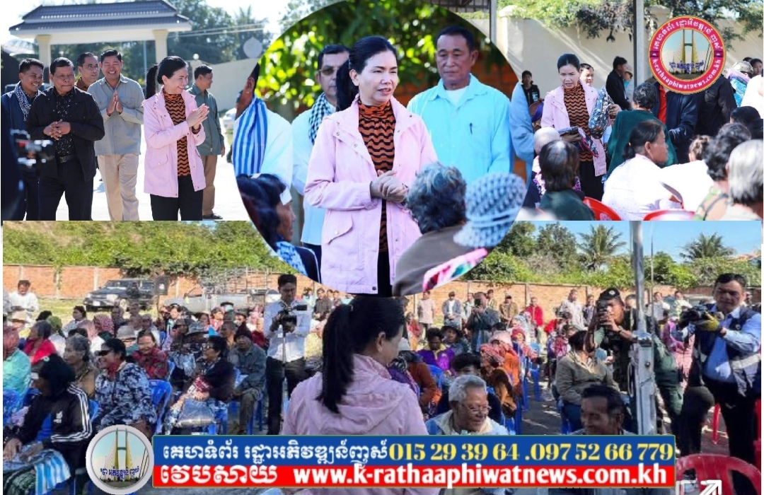 អភិបាលខេត្តប៉ៃលិន អញ្ជើញចុះជួបសំណេះសំណាល និងផ្តល់អាវរងា ជូនប្រជាពលរដ្ឋ នៅស្រុកសាលាក្រៅ
